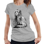 Stevie Nicks Portrait Young Fitted Ladies Tshirt