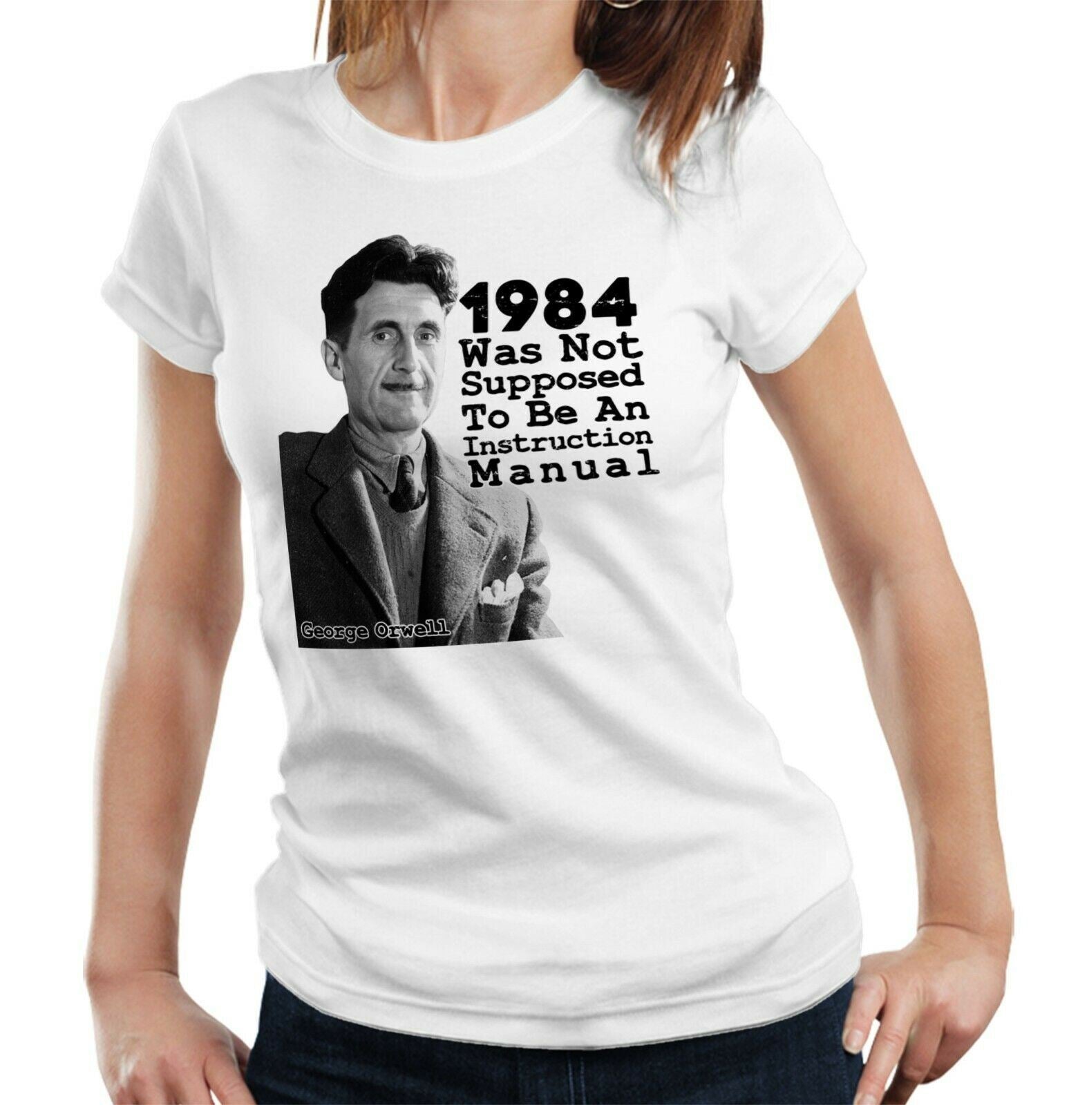 1984 Was Not Supposed To Be Tshirt Fitted Ladies