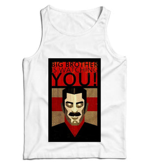 Retro Big Brother Is Watching Ladies Vest Tank Top