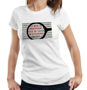 Binary Big Brother Tshirt Ladies Fitted