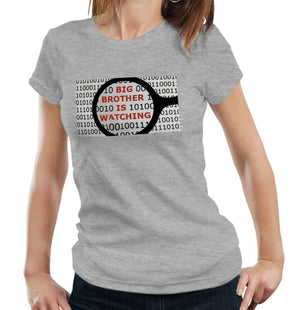 Binary Big Brother Tshirt Ladies Fitted