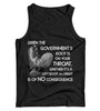 When The Government's Boot Is On Your Throat Ladies Vest Tank Top