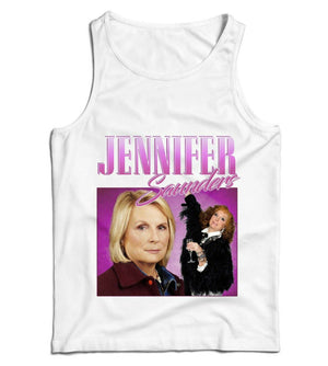 Jennifer Saunders Appreciation Ladies Vest Tank Top