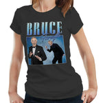 Bruce Forsyth Appreciation Tshirt Ladies Fitted