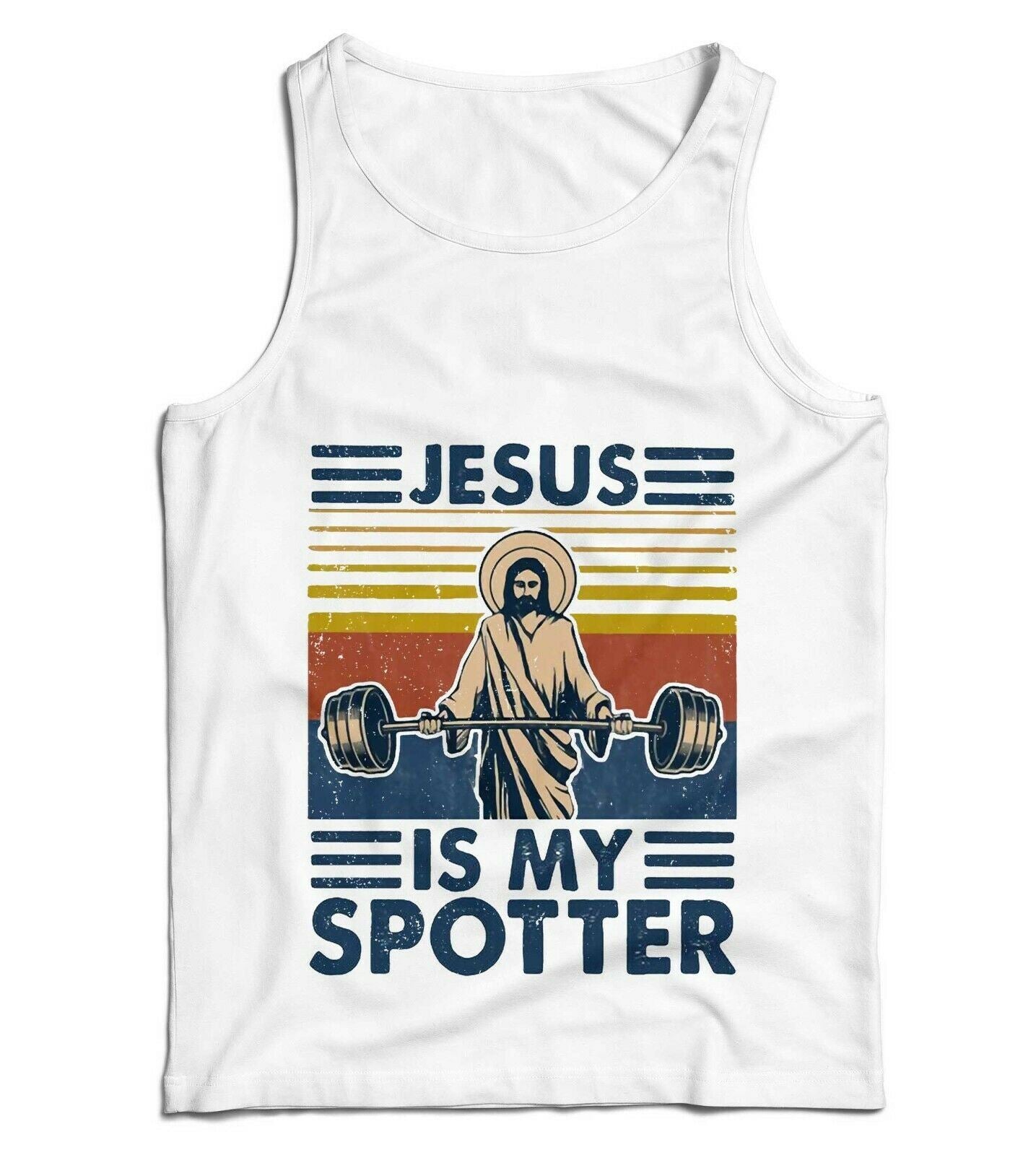 Jesus Is My Spotter Ladies Vest Tank Top