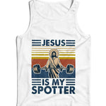 Jesus Is My Spotter Ladies Vest Tank Top