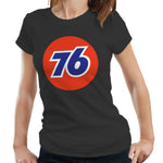 76 Gas Station Tshirt Ladies Fitted