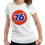 76 Gas Station Tshirt Ladies Fitted