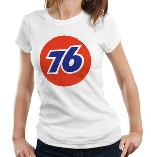 76 Gas Station Tshirt Ladies Fitted