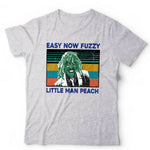 Easy Now Fuzzy Little Man Peach Tshirt Unisex