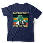 Easy Now Fuzzy Little Man Peach Tshirt Unisex