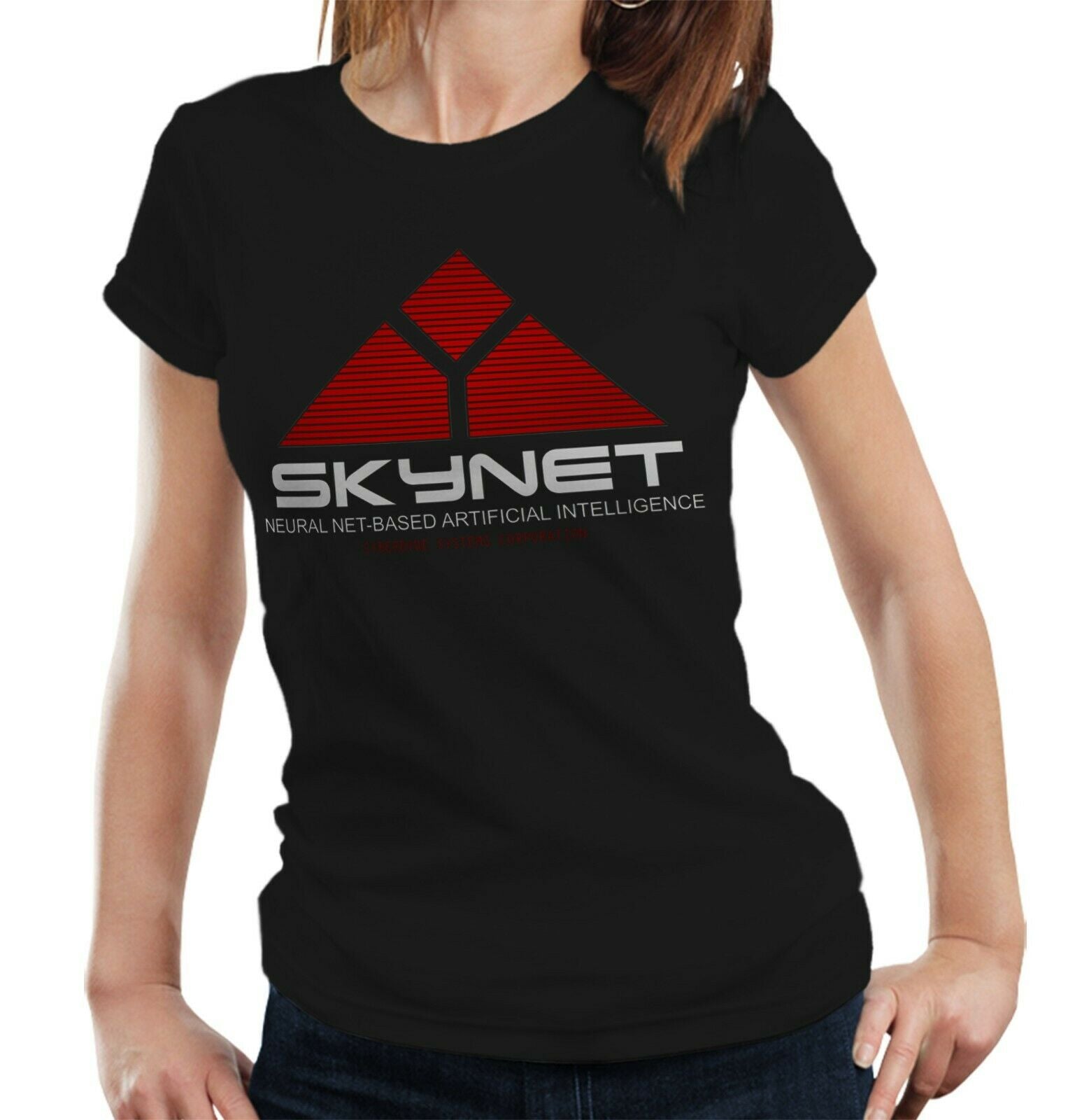 Skynet Cyberdyne Systems Tshirt Ladies Fitted