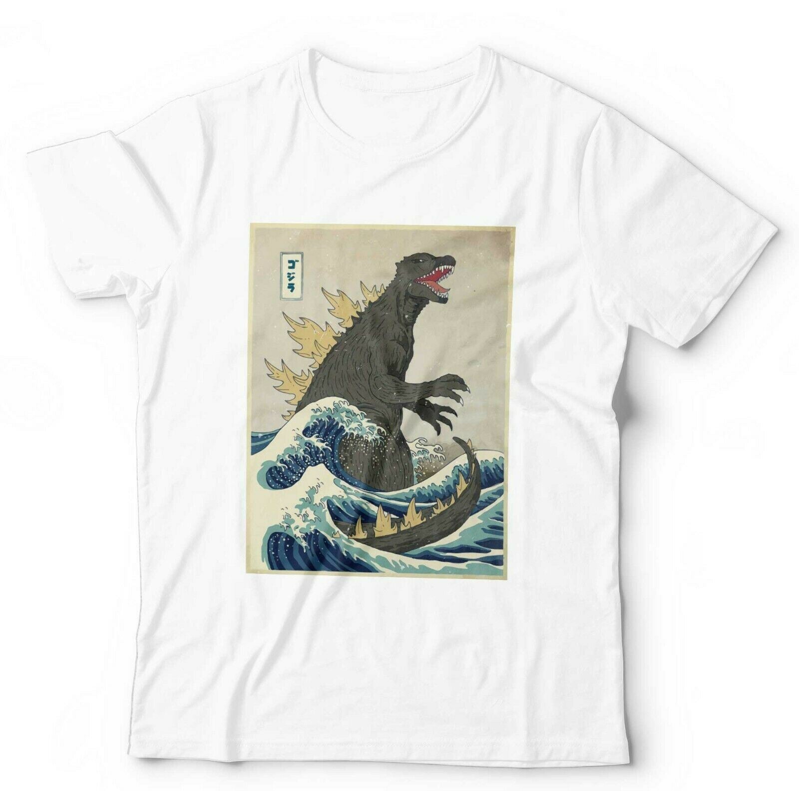 Godzilla Off Kanagawa Tshirt Unisex & Kids