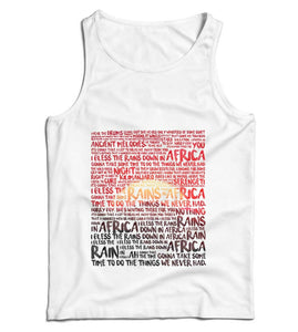 Toto Africa Lyric Ladies Vest Tank Top