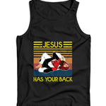 Jesus Has Your Back Ladies Vest Tank Top