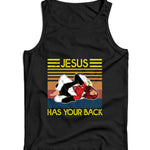 Jesus Has Your Back Ladies Vest Tank Top