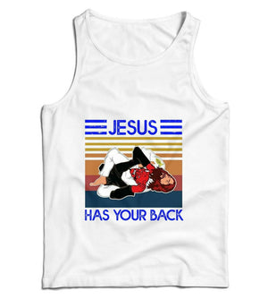 Jesus Has Your Back Ladies Vest Tank Top