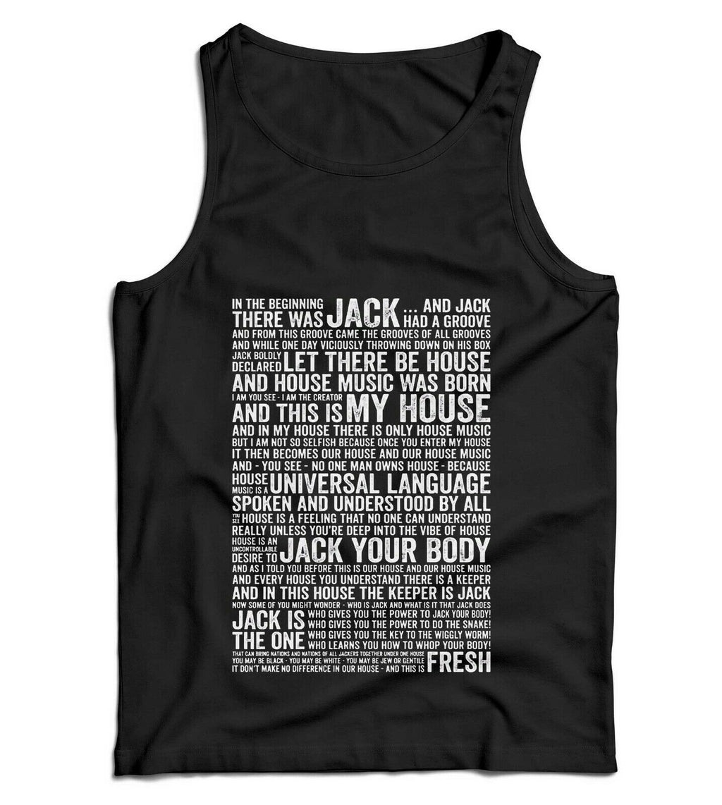 House Music Speech Ladies Vest Tank Top