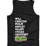 Fresh Prince Names Ladies Vest Tank Top