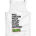 Fresh Prince Names Ladies Vest Tank Top