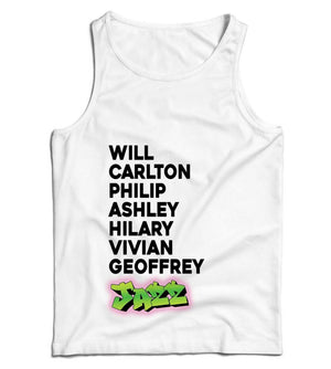 Fresh Prince Names Ladies Vest Tank Top