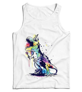 Uni T Rex Ladies Vest Tank Top