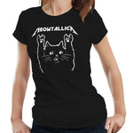 Meowtallica Tshirt Fitted Ladies