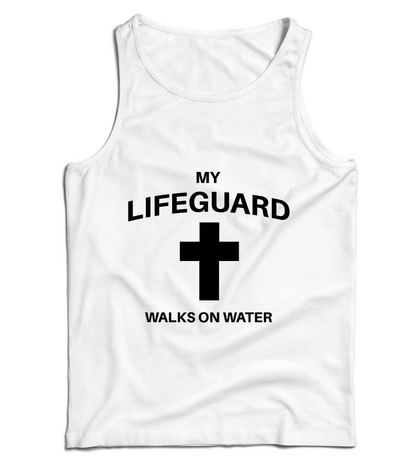 My Lifeguard Walks On Water Ladies Vest Tank Top