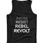 Refuse Resist Rebel Revolt Ladies Vest Tank Top