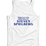 Written And Directed By Steven Spielberg Ladies Vest Tank Top