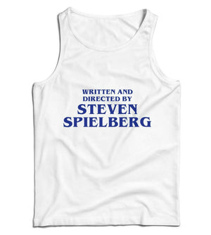 Written And Directed By Steven Spielberg Ladies Vest Tank Top