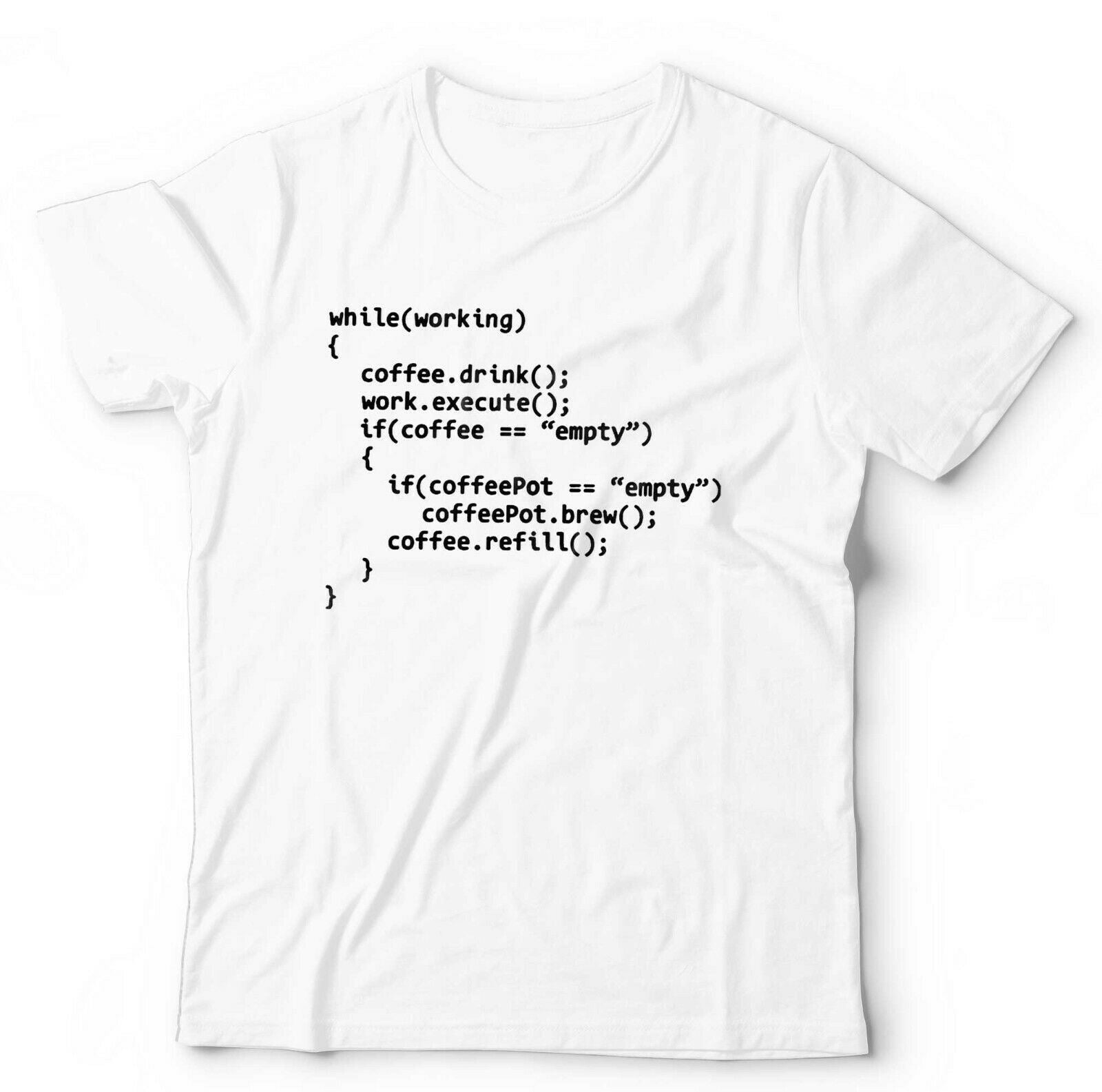 Coffee Programmer Tshirt Unisex