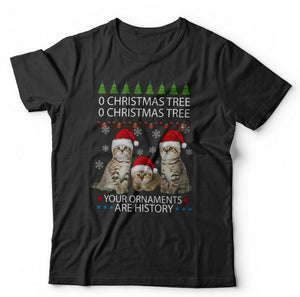 O Christmas Tree Your Ornaments Are History Tshirt Unisex & Kids