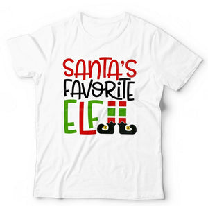 Santa's Favourite Elf Tshirt Unisex & Kids