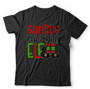 Santa's Favourite Elf Tshirt Unisex & Kids