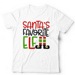 Santa's Favourite Elf Tshirt Unisex & Kids