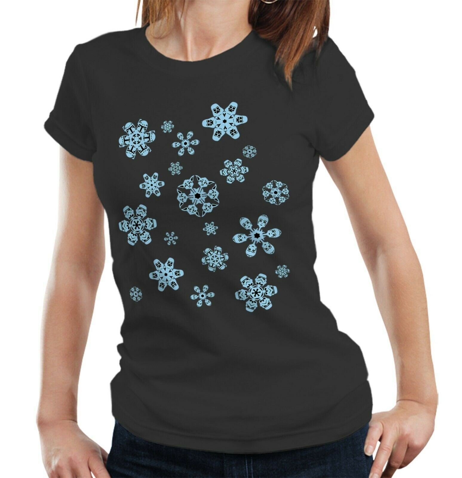 Snowflake Wars Tshirt Fitted Ladies