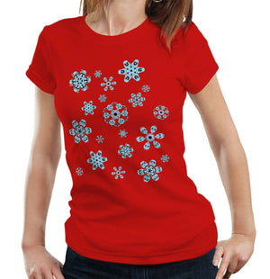 Snowflake Wars Tshirt Fitted Ladies