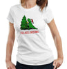 T-Rex Hates Christmas 2 Tshirt Fitted Ladies