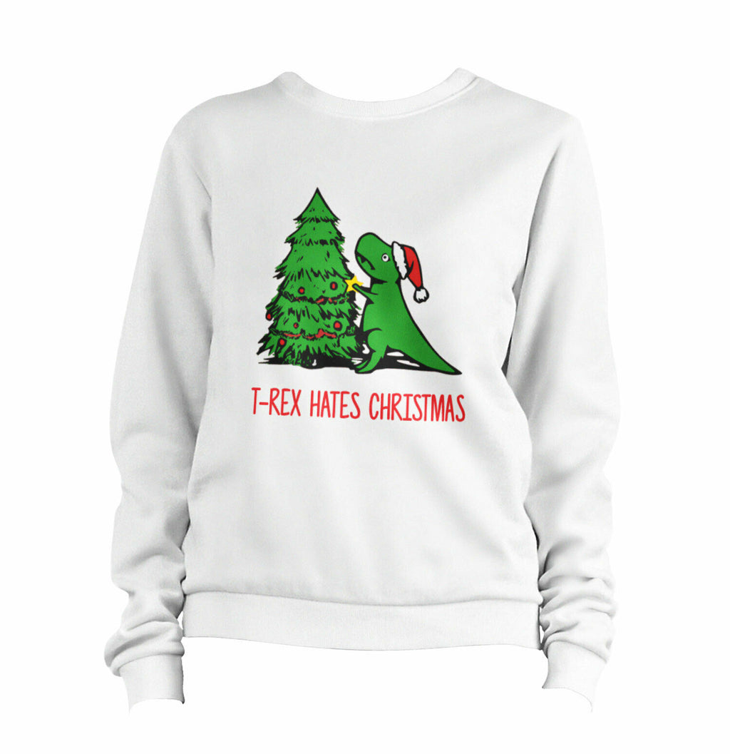 T-Rex Hates Christmas 2 Sweatshirt