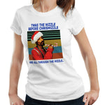 Twas The Nizzle Tshirt Fitted Ladies