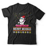 Unicorn Merry Mixmas 2 Tshirt Unisex & Kids