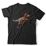 X-mas T-rex Tshirt Unisex & Kids