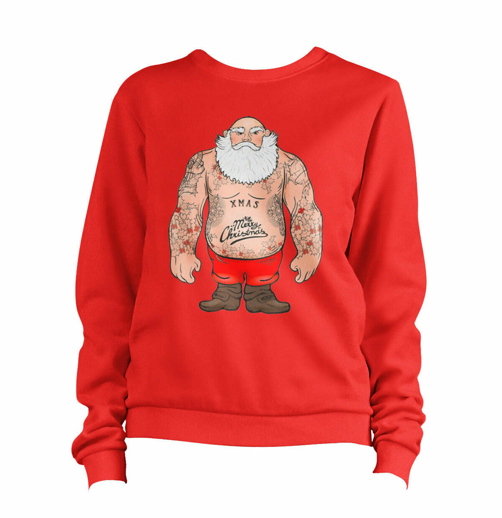 Tattooed Santa Sweatshirt