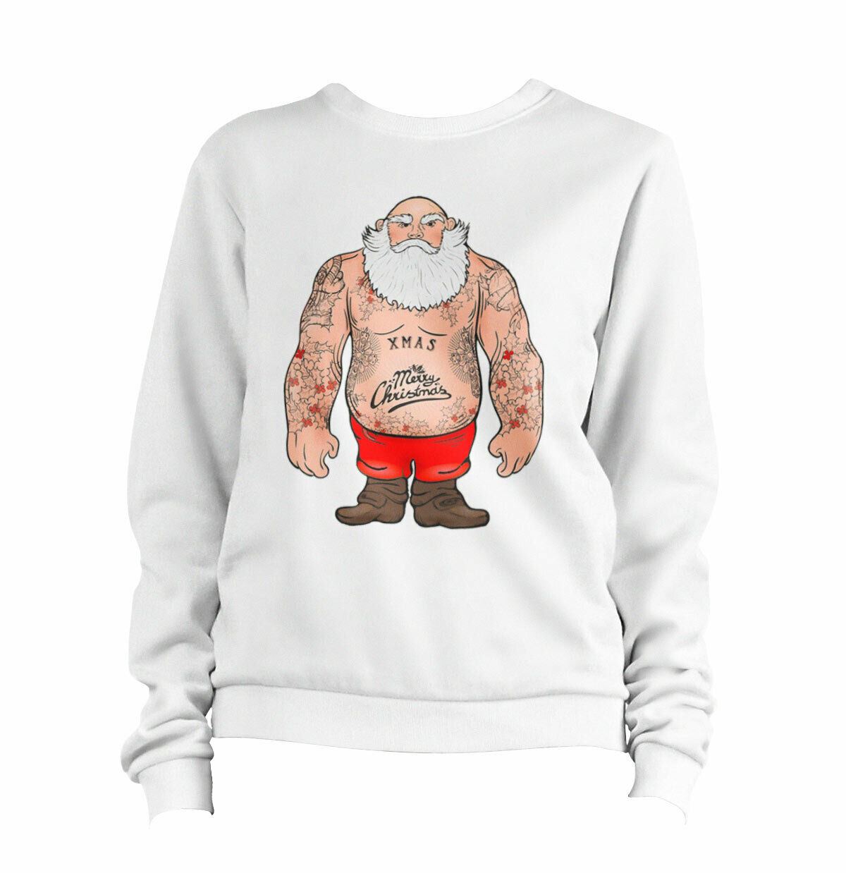 Tattooed Santa Sweatshirt