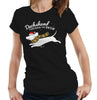 Dachshund Through The Snow Tshirt Fitted Ladies