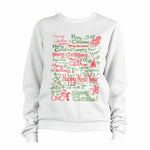 Merry Christmas Text Sweatshirt