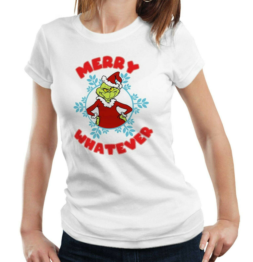 Merry Whatever Tshirt Fitted Ladies