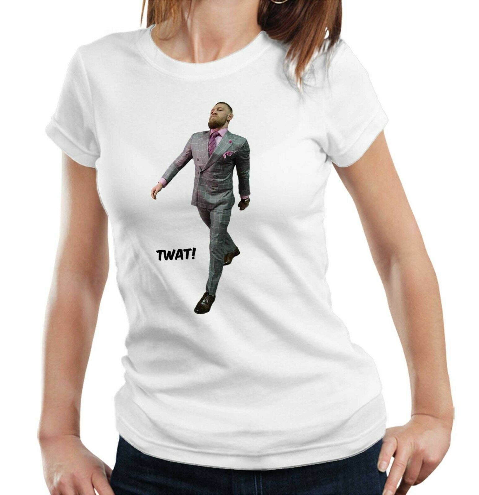 Conor McGregor Strut Tshit Fitted Ladies