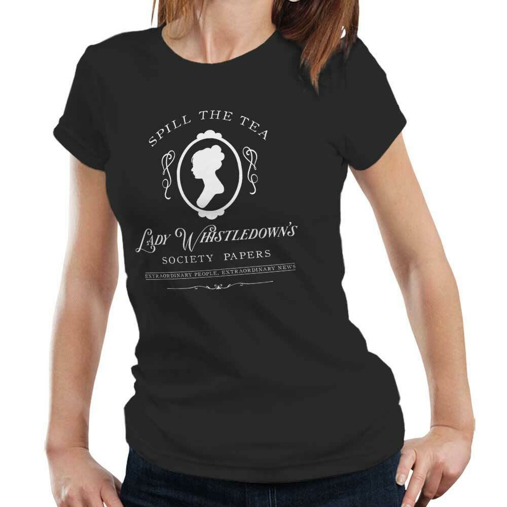 Lady Whistledown's Society Papers Tshirt Fitted Ladies